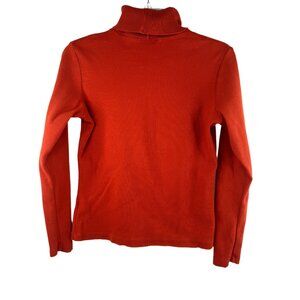 Rafaella Orange Turtleneck Size: S